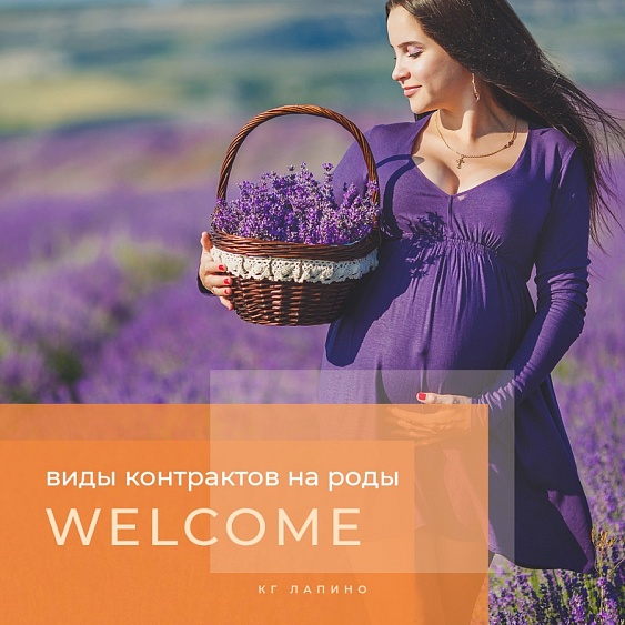 Виды контрактов на роды Welcome: Стандарт и Максимум