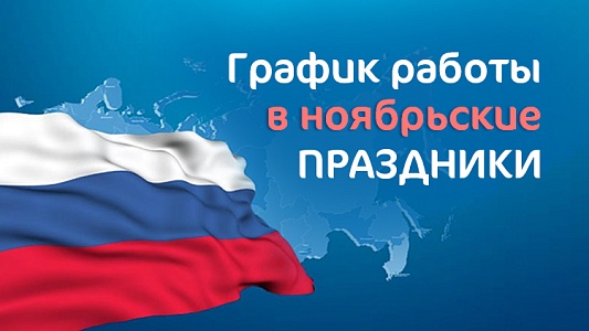 График работы Клиники «Мать и дитя» Новогиреево в праздничные дни в ноябре 2019 г.